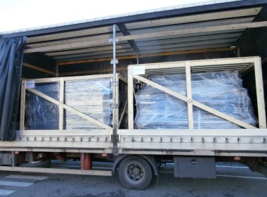 Kontinentale Industrieverpackung in Holzverschlägen