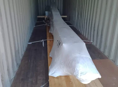 Atypisches Transportgut fachgerecht im Container fixiert